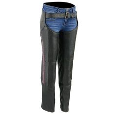 MilwaukeeLeatherMLL6501WomensBlackandPurpleLightweightLow-RiseChapwithCrinkledLegStriping Features MadeofPremiumNakedGoatskinLeather LowRiseCutJeansStylePocketonEachThigh BeeSeenatNight:DayandNightReflectivePiping BuiltinAdjustableFrontBelt AdjustableBackLaceforanOptimalFit SideZipperEntrywithLowerSnapButtonClosure InsideZipperBufferPreventsLinerfromSnagginginZipper TheInsideisLinedtotheKneeArea UnhemmedCuttoYourDesiredLength/Height GenuineYKKZippers-KnownforLongevityandDurability MilwaukeeLeath Chaps For Women, Low Cut Jeans, Western Chaps, Motorcycle Riding Gear, Motorcycle Chaps, Riding Chaps, Leather Chaps, Automotive Apparel, Biker Gear