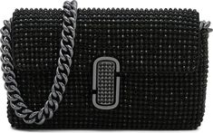 Marc Jacobs The Rhinestone J Marc Mini Shoulder Bag | Nordstrom J Marc Mini Shoulder Bag, Shoulder Bag Black, Kids Luggage, Mini Shoulder Bag, Pharmacy Gifts, Chain Strap, Purses And Handbags, Marc Jacobs, Carry On