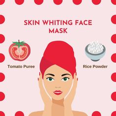 Tomato For Face, Rice Powder, Skin Care Face Mask