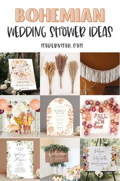 the top 10 bohemian wedding shower ideas