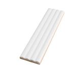 a white plastic strip on a white background