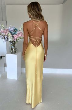 Misha Maxi Dress - Lemon Prom Dress Inspo, Prom 2024, Prom Inspo, Maxi Dress Sale, Prom Dress Inspiration, Cute Prom Dresses, Into The Night, Sparkle Dress, Pretty Prom Dresses