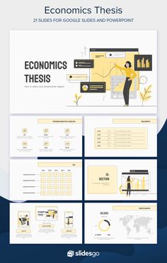 an info sheet with the words economic and powerpoint on it, including diagrams for each section