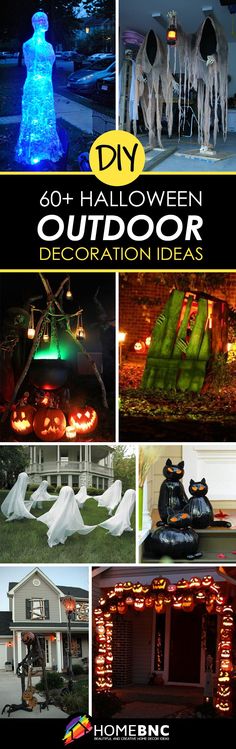 halloween outdoor decoration ideas that are easy to make