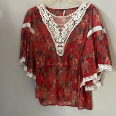 Light Free People Top With Mesh And Crochet Detailing. Nwot. Ask Any Questions, Thanks! Bohemian Top, Bohemian Tops, Free People Top, Free People Tops, Free People, Womens Tops, Mesh, Collage, Cream