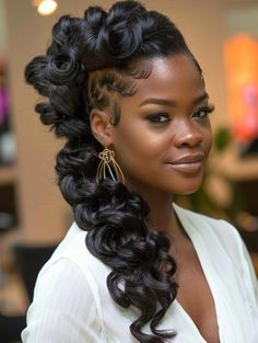 Summer 2024 Hairstyles for Black Women | Trendy & Cool Looks Beautiful Black Hair, Braided Cornrow Hairstyles, Ponytail Hair Extensions, Hair Ponytail Styles, Black Hairstyles, Hairstyles For Black Women, Cornrow Hairstyles, Ponytail Styles