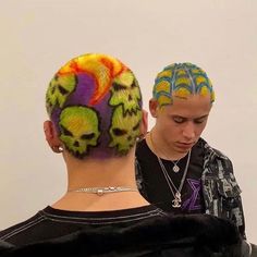 Eli Core, Shaved Head Designs, Dyed Hair Men, Buzzed Hair, Shaved Hair Designs, Shave My Head, Fantasy Hair, Hair Tattoos, Men Hair