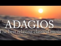 the sun is setting over the ocean with words that read,'adigos the best relaxing