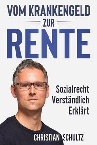 a man with glasses is standing in front of a white sign that says rente