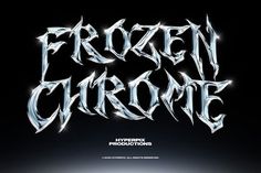 the cover art for frozen chrome's new album, in which it appears to have been