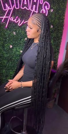 Braids For Women, Braided Hairstyles For Black Women Cornrows, Single Braid, Big Box Braids Hairstyles, Birthday Hairstyles, New Template, Feed In Braids Hairstyles, Braided Cornrow Hairstyles, Box Braids Hairstyles For Black Women