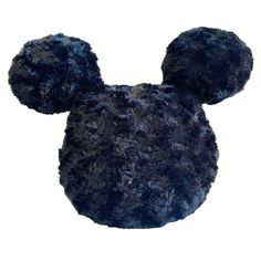 a close up of a mickey mouse head on a white background