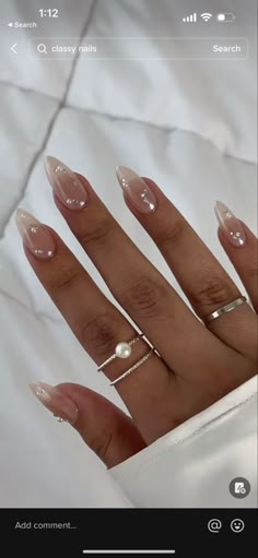 Trending Nail Color, Nail Color Designs, Trending Nail Colors, Narrow Laundry, Nail Nail Designs, Nail Colors And Designs, Engagement Nails, Idea Nail