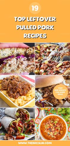 the top leftover pulled pork recipes