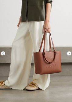 Capsule Wardrobe Essentials, Loewe Bag, Designer Totes, Bag Trends, Perfect Bag, Net A Porter, Leather Tote, Wardrobe Essentials, Luxury Design