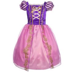 Discoball Rapunzel Costumes Princess Cosplay Dresses for Kids Girls Fancy Dress Up for Halloween Birthday Party Outfit : Amazon.co.uk: Toys & Games Birthday Fancy, Long Hair Princess, Princess Fancy Dress, Girls Fancy Dress, Princess Halloween Costume, Fluffy Skirt