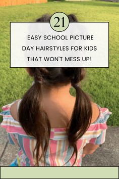 These school picture day hairstyles for kids are perfect! Love how simple and mess-proof they are!