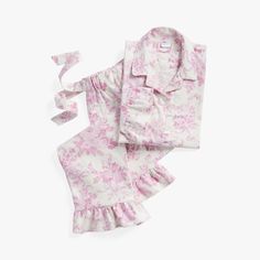 Drift off to dreamland in these cozy pajamas. These flannel PJs are made of pure organic cotton for long-lasting comfort and softness. Featuring a charming floral print, they're great for a snuggly evening with a book or for catching your best ZZZs. Designed exclusively for Pottery Barn Teen by lifestyle brand LoveShackFancy. KEY PRODUCT POINTS Made in a Fair Trade Certified(TM) factory, supporting fair and safe labor practices and empowering workers to invest in their communities. Workers recei Flannel Pjs, Cute Pjs, Love Shack Fancy, Cute Pajama Sets, Cozy Pajamas, Cute Pajamas, Flannel Pajamas, Sleep Set, Pottery Barn Teen