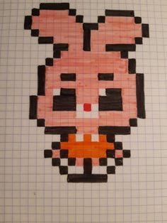 Pixelated Drawings, Graph Paper Drawings, Easy Pixel Art, Pixel Art Templates, Pixel Drawing, Pixel Art Grid, Disney Collage, Graph Paper Art, Pix Art