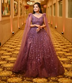 Reception Dress Bride Indian Gown Saree, Reception Bride Look, Girls Gown Design, Gowns For Engagement Indian, Reception Dress Bride Indian Gown, Engagement Frocks, Gown For Engagement Indian, Engagement Gowns Indian, Indian Wedding Reception Gowns