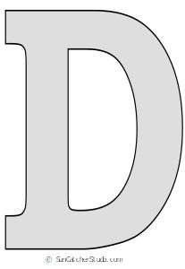 the letter d is made up of two letters