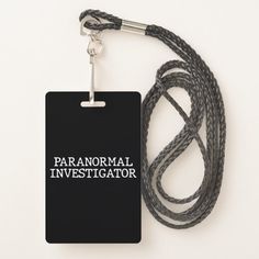 Paranormal Investigator Ghost Hunting EVP Badge #paranormalinvestigator #Badge Company Badge, Paranormal Investigator, Paranormal Photos, Real Ghost, Chic Birthday Party, Event Id, Scary Ghost, Chic Birthday, Employee Recognition