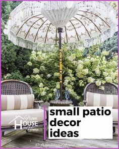 small patio decor ideas for the garden