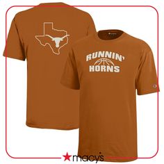 in stock Texas Longhorns Logo, Orange Texas, Texas Longhorns, Big Boys, Jersey Shorts, Boy's Clothing, Kids Tshirts, Cotton Tshirt, Colorful Shirts