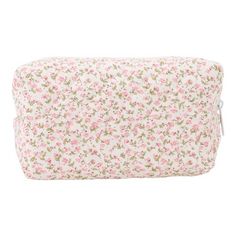 Marshall Makeup, Flower Makeup Bag, Sephora Wishlist, Makeup Brushes Storage, Target Makeup, Makeup Bag Pink, Pattern Makeup Bag, Christmas Sleepover, Floral Makeup Bag