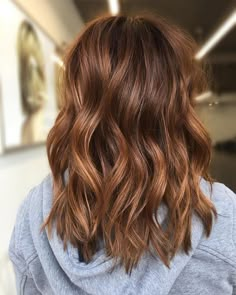 Fall Haircolor, Rose Highlights, Honey Ideas, Balayage Hair Copper, Copper Balayage, Hair Brunette, Brunette Color, Hair Balayage