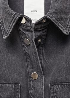 Cropped denim vest - Women | Mango USA