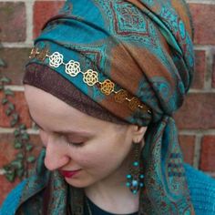 Wrapunzel Kallah Kits & Beginner’s Basics – Wrapunzel.com Jewish Headcovering, Flowers For Decoration, No Slip Headbands, Blue Bandana, Gold Roses, Rose Headband