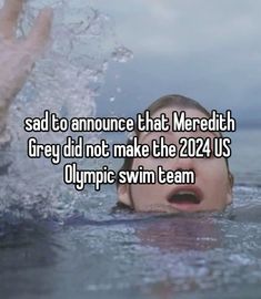 not mine | greys anatomy meredith grey drowning seattle grace hospital Funny Greys Anatomy, Greys Anatomy Meredith, Seattle Grace Hospital, Meredith Grey's Anatomy, Funny Whisper