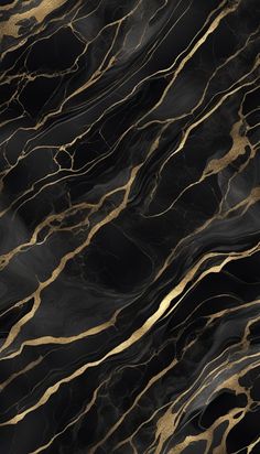 an abstract black and gold marble background