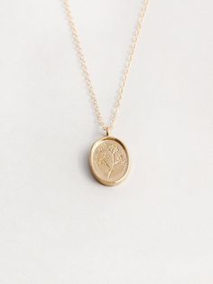 Long Necklaces, Diamond Solitaire Necklace, Ethical Jewelry, 14k Gold Necklace, Flower Pendant Necklace, Gold Coin, Sustainable Jewelry, Engraved Necklace, Coin Necklace