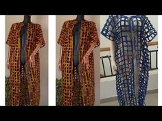 Basket Weave Ankara Styles, Ankara Basket Gown Styles, Basket Style For Ankara, Style To Sew With Ankara, Bubu Gown Styles Pattern, African Kimonos, Wrap Gown Ankara, Adire Designs, Diy Jumpsuit Pattern