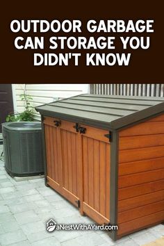 the 10 best outdoor garage can storage ideas for your backyard or yard in this article you'll have to see