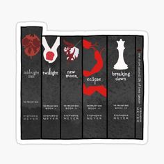 the twilight saga book series sticker