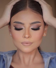 Cool Tone Wedding Makeup, Classy Makeup, Eye Makeup Pictures, Eye Makeup Steps, Makijaż Smokey Eye