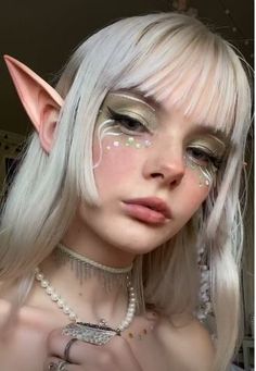 Fairy Make-up, Elf Cosplay, Natural Make Up Looks, Elf Costume, Elf Ears, Makijaż Smokey Eye, Elf Makeup, Natural Make Up