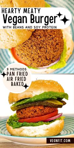 Vegan Beans and Soy Protein Burgers are delicious, filling, meaty and so easy to prepare. Simply the best homemade vegan burgers - full of protein and other essential nutrients. 🌱🍔
Click the pin to get the full recipe or save it for dinner inspiration for later 💛
Vegan Burger Patties | Bean Burger Recipe | Plant Based Burger Recipe Tvp Burger, Plant Based Burger, Homemade Vegan Burgers, Vegan Burger Patties, Protein Burger, Bean Burger Recipe, Vegan Burger Recipe, Vegan Bolognese