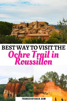 the best way to visit the dourot trail in roussillon, france