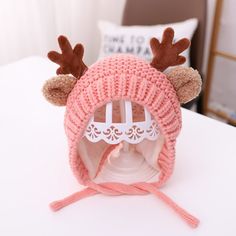 Cute Deer Elk Antlers Baby Hats Antler Christmas, Baby Reindeer, Christmas Hats, Cute Deer, Elk Antlers, Hat Types, Reindeer Antlers, Top Baby Products