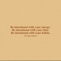 an orange and brown quote with the words be international with your energy