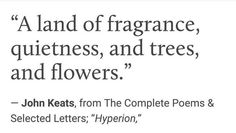 a quote from john keats on the complete poem and selected letters hyperonn