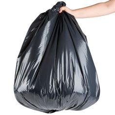 These 45 Gallon, 1.6 mil, heavy duty, low density garbage bags come in a case of 100. Low density can liners are more stretchable and give more easily than high density garbage bags, because they are made from resins that are highly resistant to puncturing and tearing. These low density garbage bags are also comparatively thicker than high density trash bags. They should be used with wet and/or heavy trash with sharp, irregular objects from kitchens and bars, because they are stretchable, waterp Garbage Bags, Garbage Bag, Trash Bag, Trash Bags, Density, Trash Can, Berry, Kitchens, Heavy Duty