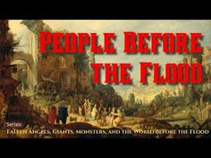 people before the flood with text overlay