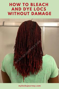 How To Dye Locs Dreadlocks, Bleach Locs Black Women, Micro Loc Color Ideas, Coloring My Locs, Best Hair Dye For Locs, How To Dye Dreadlocks At Home, Dye Sisterlocks, Henna Dyed Locs, How To Dye Your Locs At Home