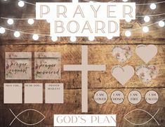 Elevate your prayer life with our Printable Vintage Floral-themed Printable Prayer Board Kit! This tool is crafted to enrich your spiritual journey, helping you remain anchored in faith while navigating life's challenges. Dive deeper into communion with God by organizing your personal prayers and intercessions for others. Don't miss out on this transformative resource; start your prayer journey today! 🙏  Key Features of the Kit  * Prayer Board Words * Cards and Notes * Bible Verses, Affirmation Prayer Board Ideas Diy Free Printables, Christian Wall Collage, Vision Board Prayer, Prayer Board Ideas Creative, Prayer Board Ideas Diy, Diy Prayer Board, Prayer Boards, Prayer Vision Board