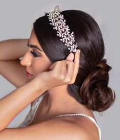 Buy FIONA Rose Gold with Rose Gold Crystals Swarovski Bridal Headband, Wedding Headband, Headpieces Online at affordable price at Ellee Couture Boutique. Visit our website for a great selection, promotions and discounts. Buy Now! Bride Things, Gold Bridal Headband, Women Headbands, Gold Crystals, Crystals Swarovski, Be Flexible, Crystal Headpiece, Rose Gold Crystal, Rose Gold Bridal